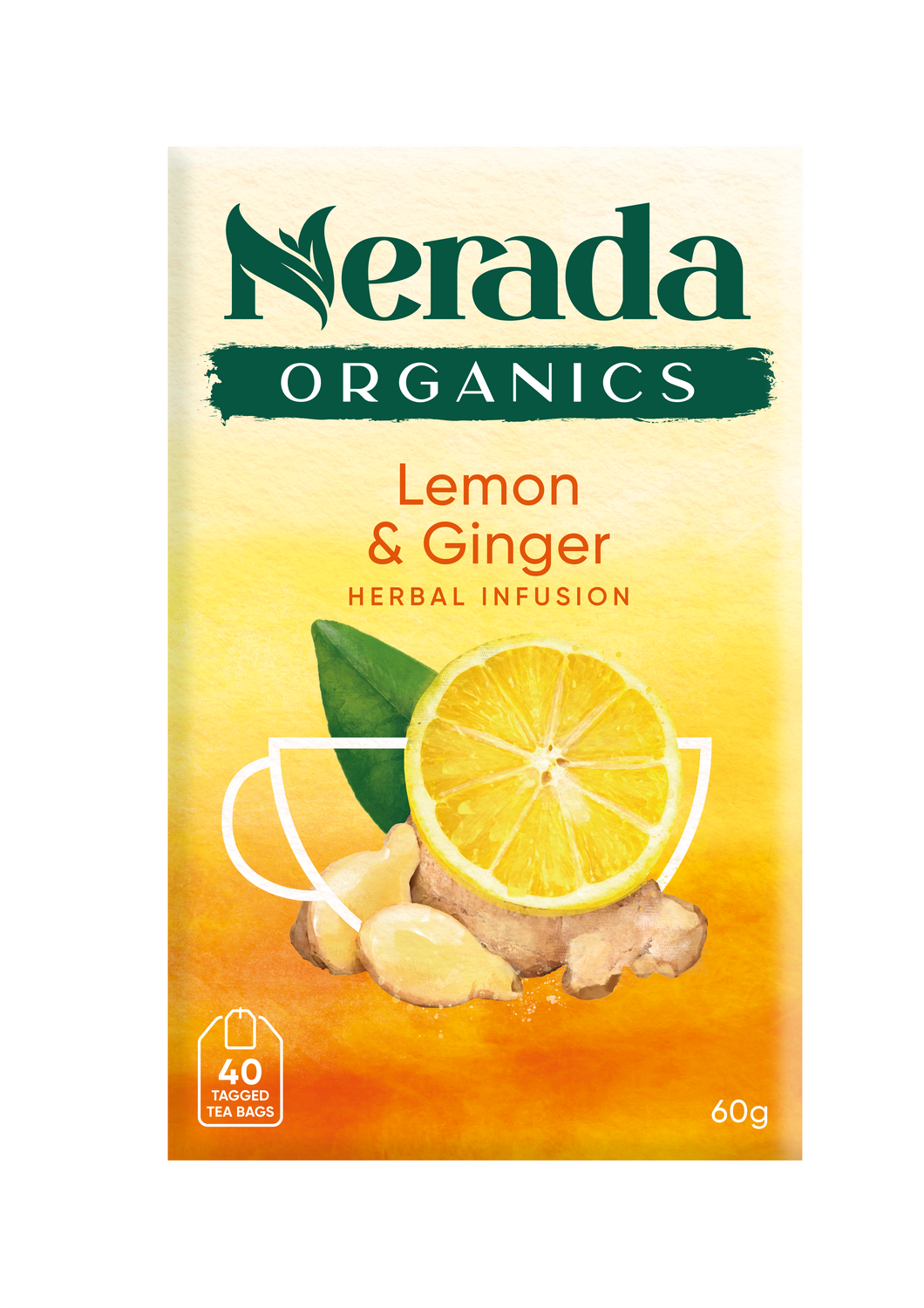Lemon & Ginger | 40 Tea Bags per pack