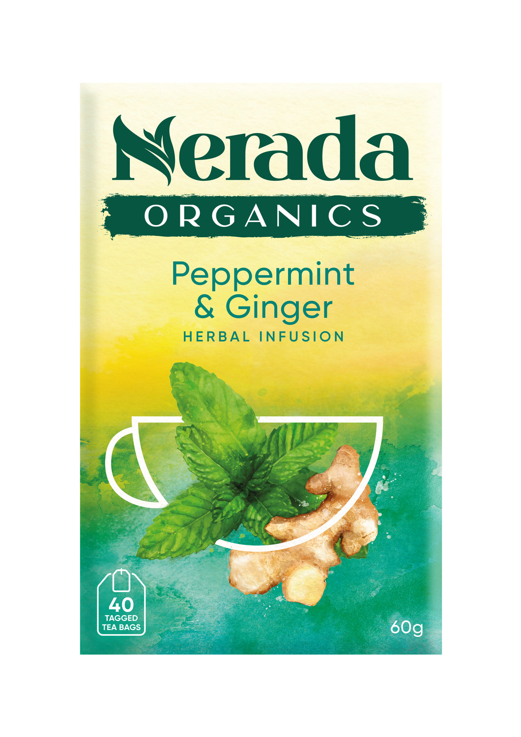 Peppermint & Ginger | 40 Tea Bags per Pack